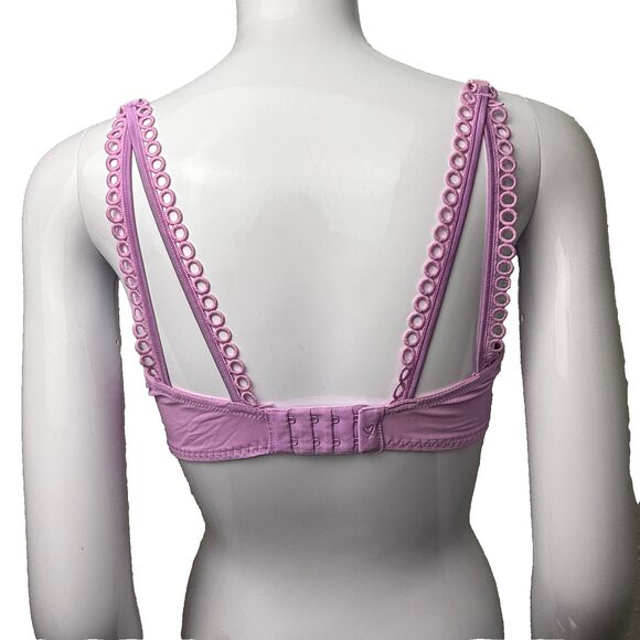 Victoria's Secret Dream Angels Pink Rose Lace 34DD Bra Full Coverage Underwire - Picture 7 of 7